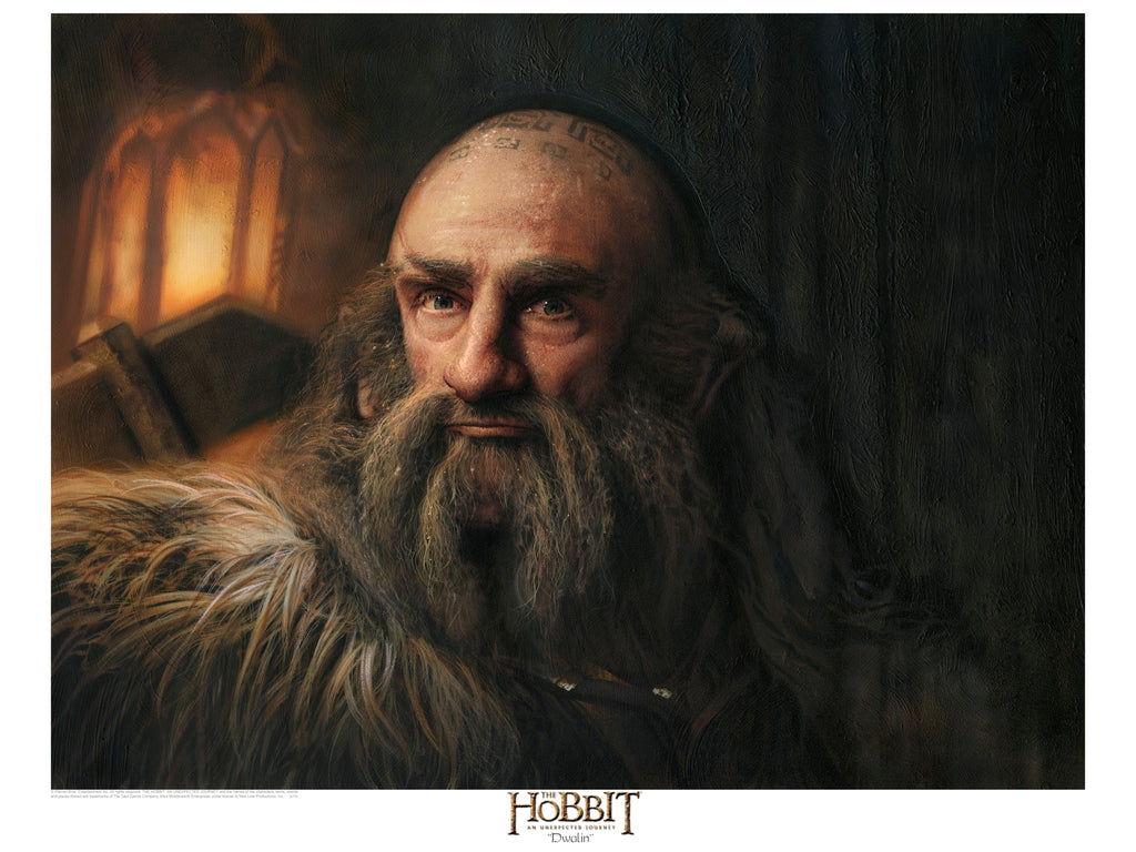Dwalin The Dwarf Lord of the Rings The Hobbit An Unexpected Journey Fine Art