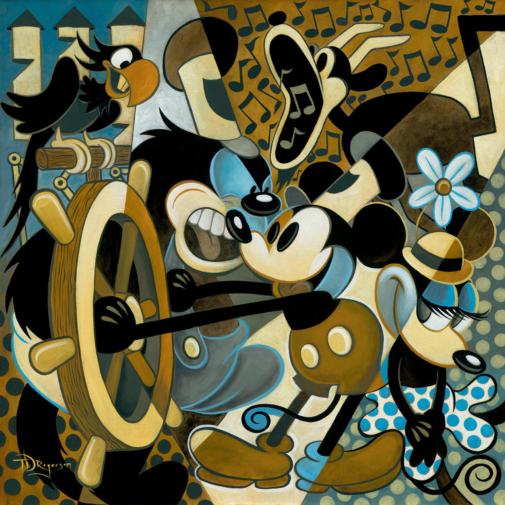 Of Mice and Music Disney Fine Art Giclée on Canvas by Tim Rogerson