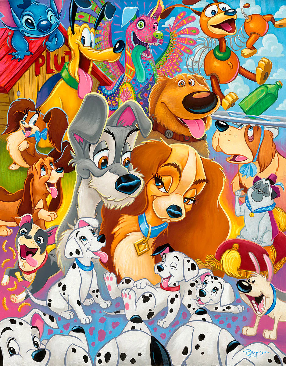 Lady and the Tramp 101 Dalmatians Dante Pluto Stitch Dug Nana