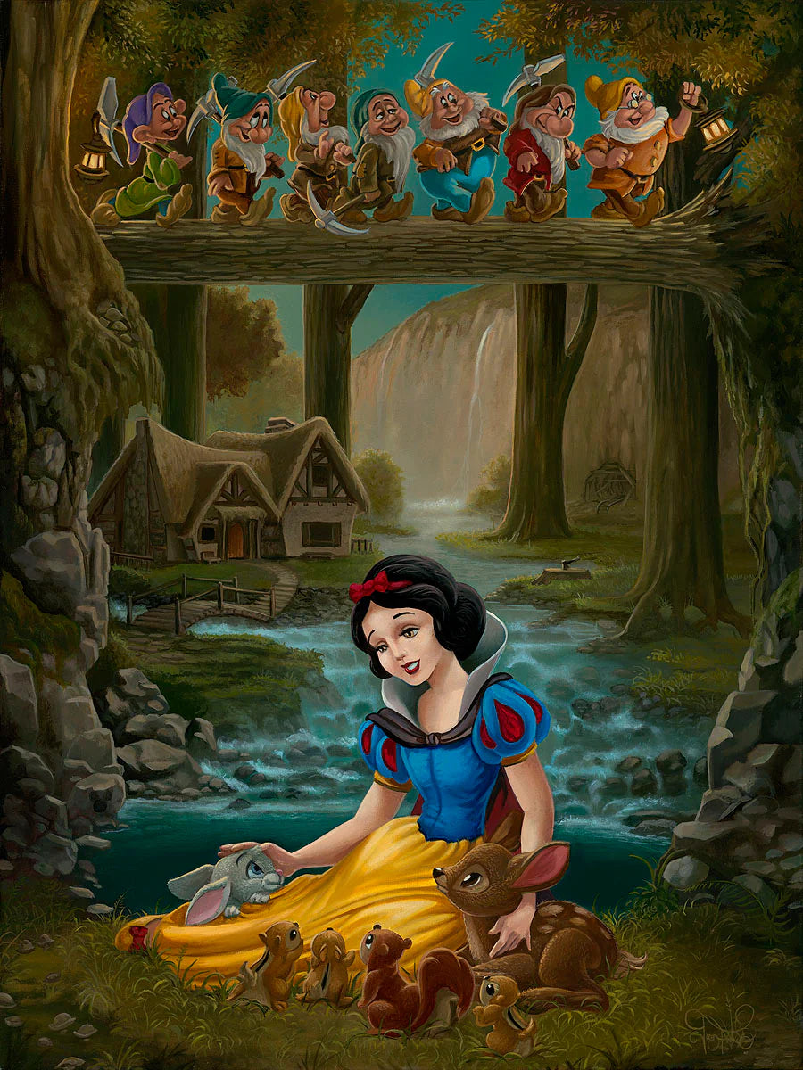 Snow White and The Seven Dwarfs Woodland Creatures Forest Snow White and The Seven Dwarfs Woodland Creatures Forest