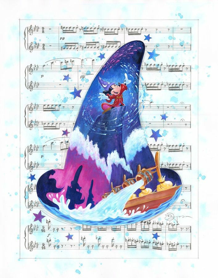A Symphony of Color Disney Fine Art Giclée on Canvas by Tim Rogerson