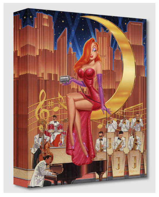 Jessica Rabbit The Ink and Paint Club Disney Fine Art Giclée on Canvas by Manuel Hernandez