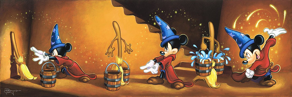 Animated Disney Fine Art Giclée on Canvas by Tim Rogerson