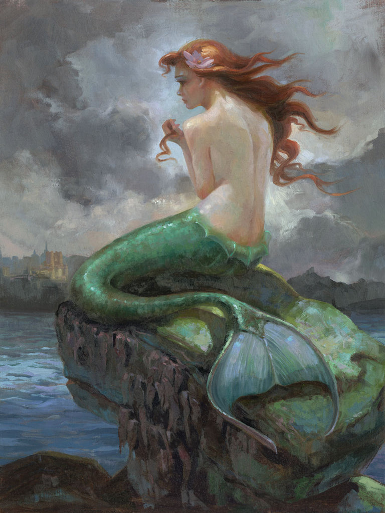At Odds with the Sea Disney Fine Art Giclée on Canvas by Lisa Keene