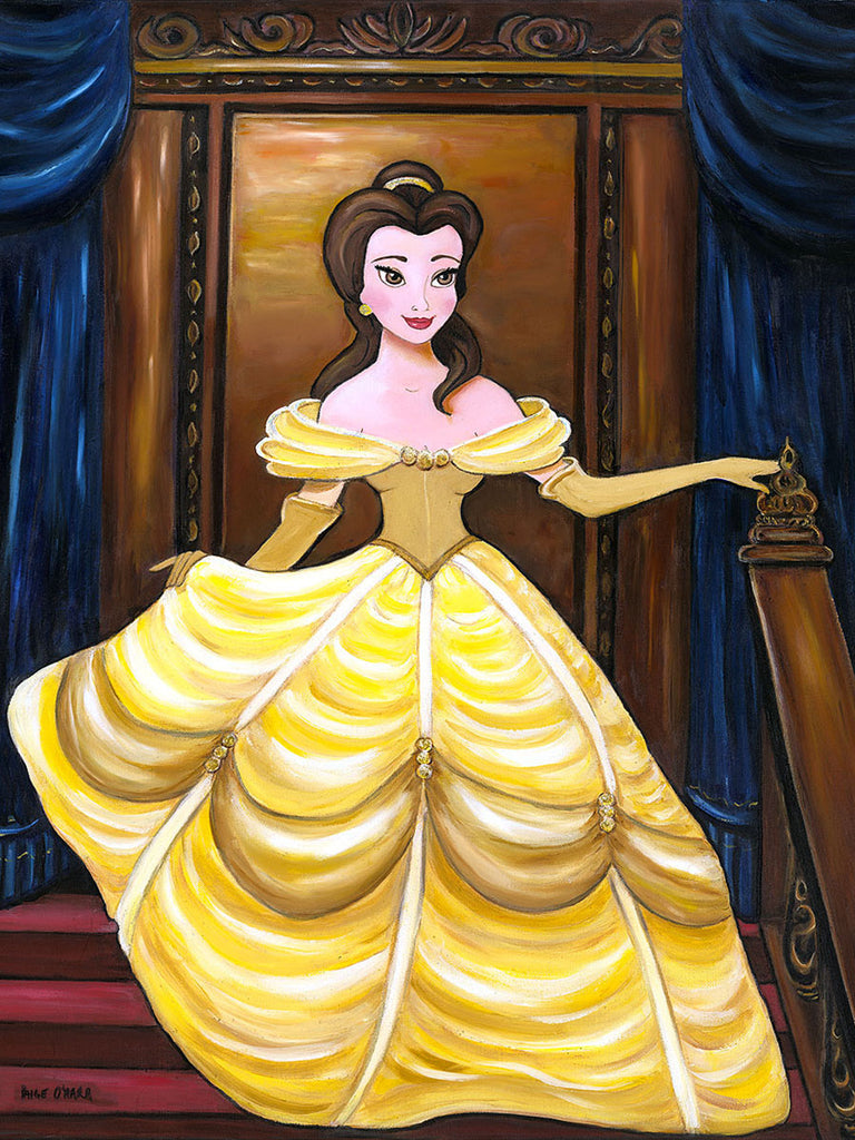 Belle of the Ball Disney Fine Art Giclée on Canvas by Paige O'Hara