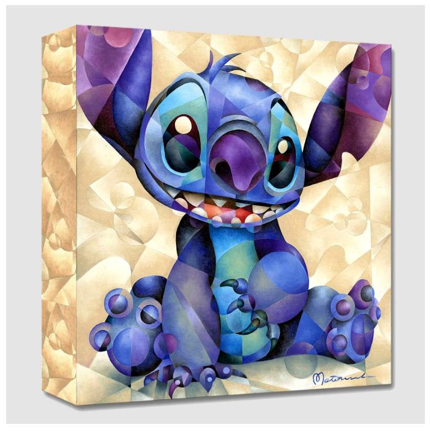 Stitch Cute and Fluffy Alien Pet Dog Disney Fine Art Canvas by Tom Mat –  Licensed Studio Art ™