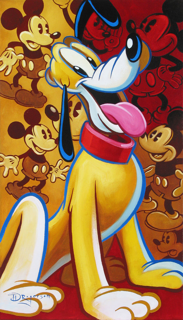 Dog Gone It! Disney Fine Art Giclée on Canvas by Tim Rogerson