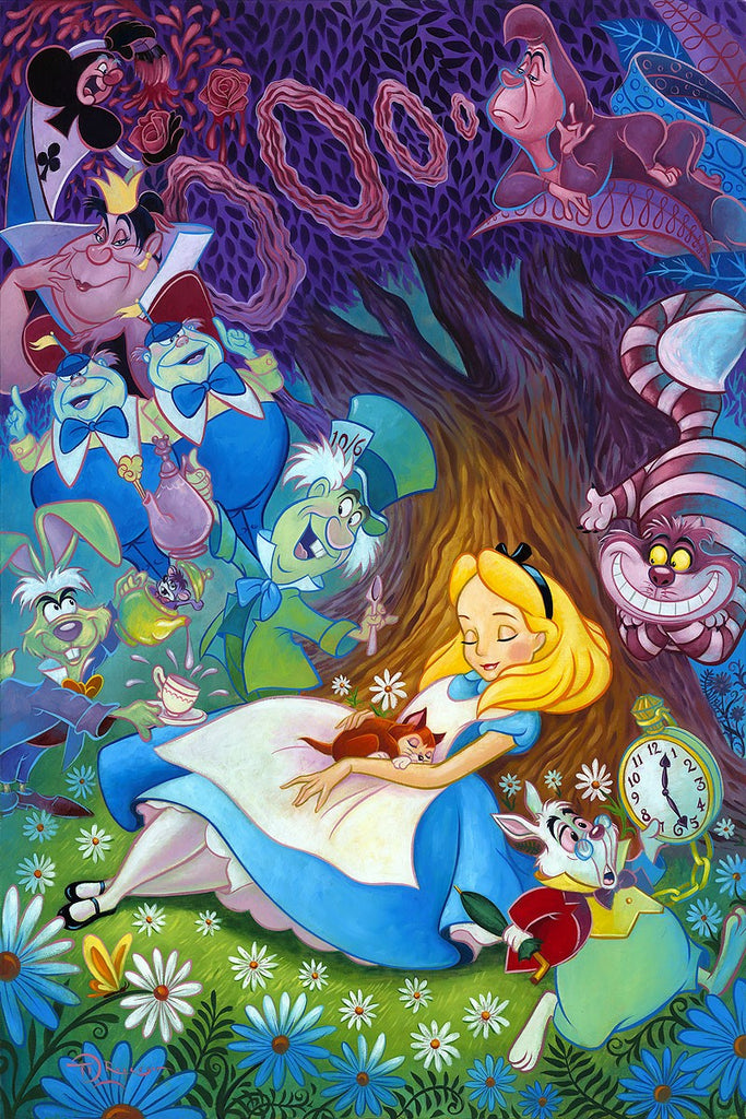 Dreaming in Color Disney Fine Art Giclée on Canvas by Tim Rogerson