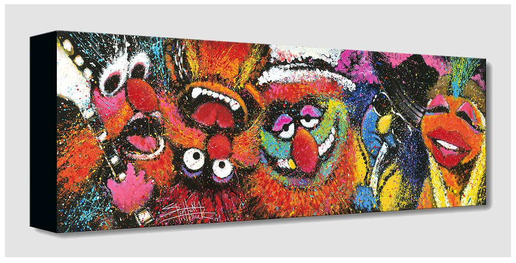 The Muppets House Band Dr. Teeth and The Electric Mayhem Disney Fine Art Giclée on Canvas by Stephen Fishwick