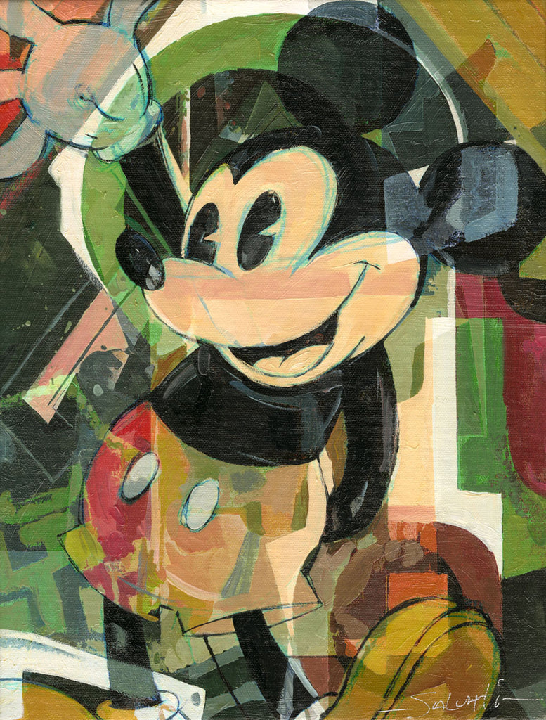 Hi Five Disney Fine Art Giclée on Canvas by Jim Salvati