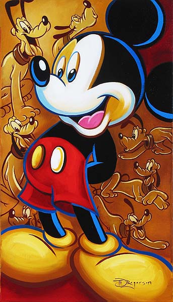 Hiya Pal! Disney Fine Art Giclée on Canvas by Tim Rogerson