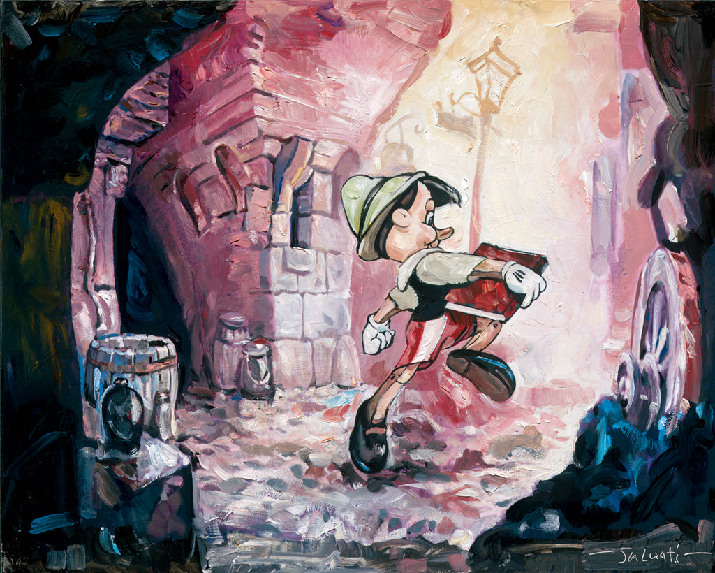 I'm A Boy Disney Fine Art Giclée on Canvas by Jim Salvati