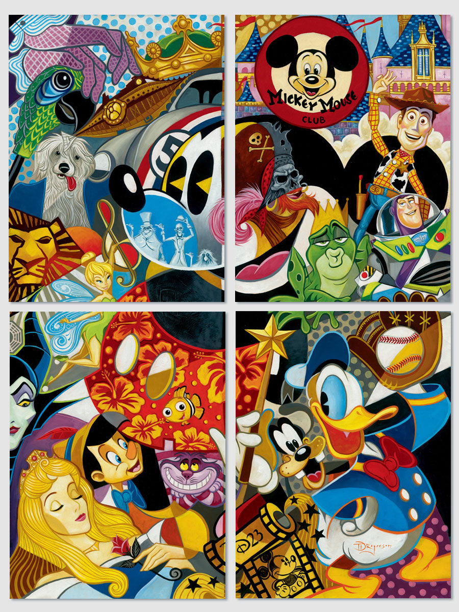 In the Company of Legends Disney Fine Art Giclée on Canvas by Tim