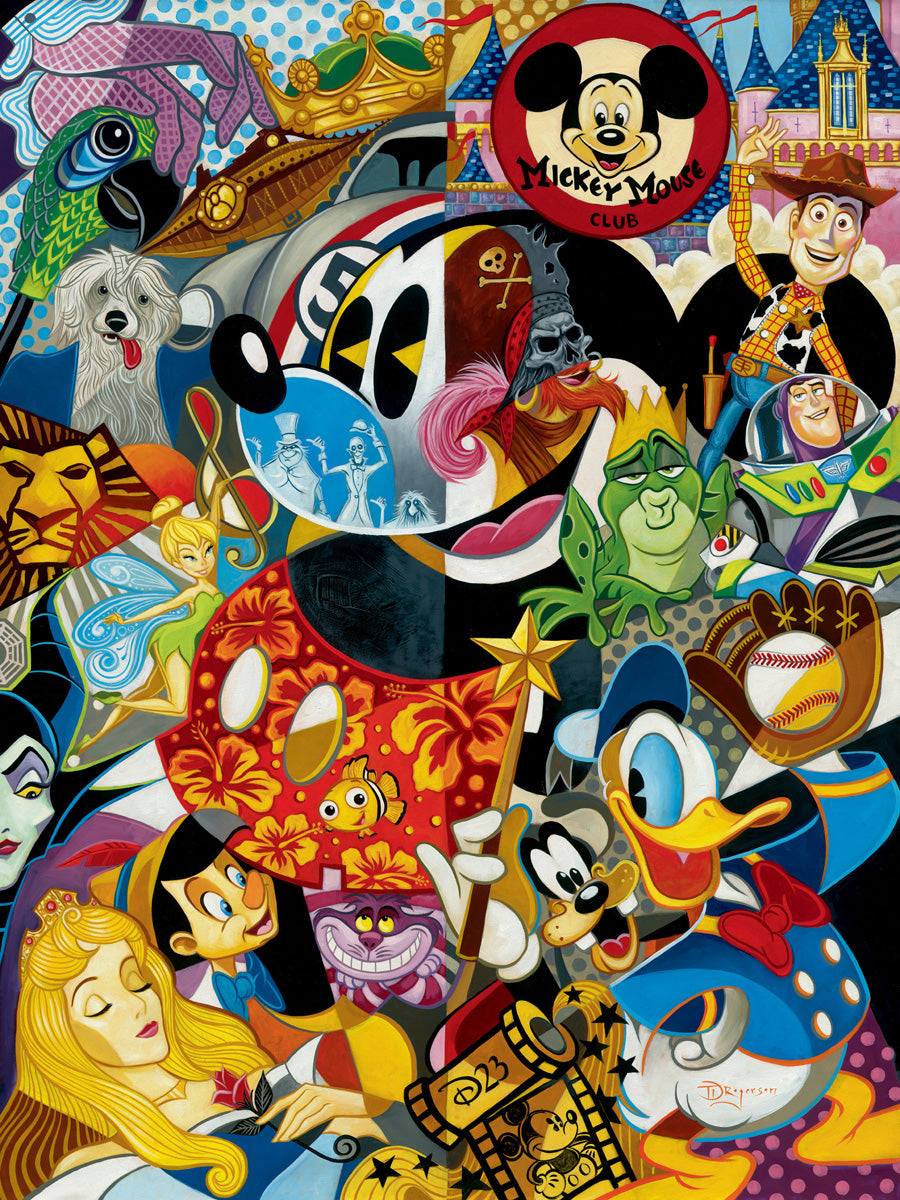 In the Company of Legends Disney Fine Art Giclée on Canvas by Tim