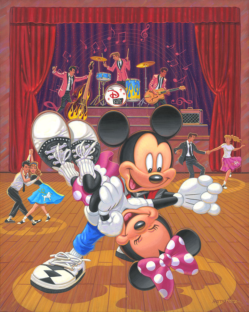 King of Swing Disney Fine Art Giclée on Canvas by Manuel Hernandez