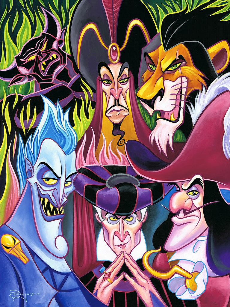 Misleading Men Disney Fine Art Giclée on Canvas by Tim Rogerson