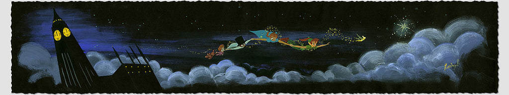 Over the Clouds Disney Fine Art Giclée on Paper by Lorelay Bové