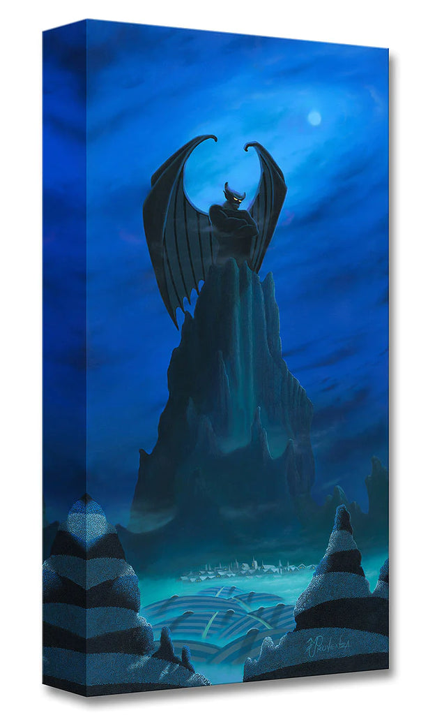 Disney Classic Halloween Animated Short Chernabog Night on Bald Mountain Ave Maria Fantasia Fine Art Giclée on Canvas