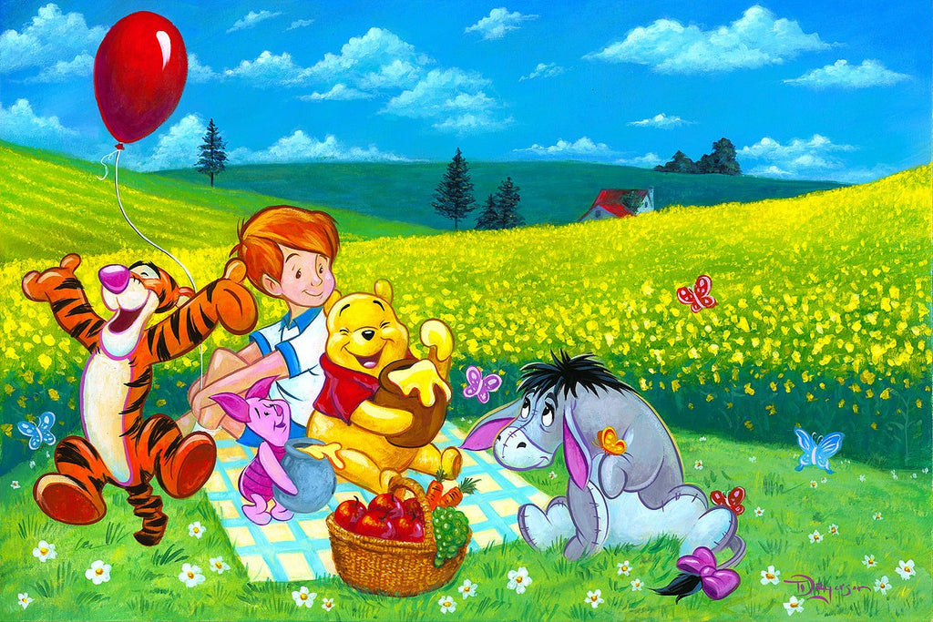 Summer Picnic Disney Fine Art Giclée on Canvas by Tim Rogerson