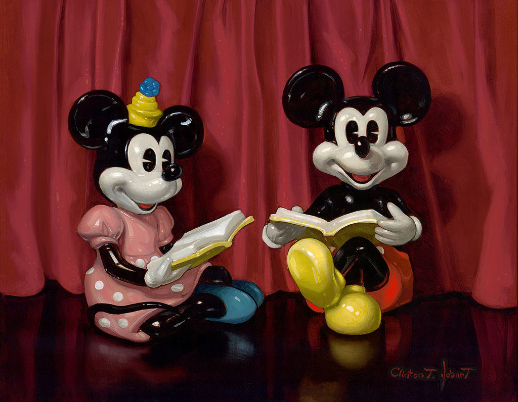 Tell Us a Story Disney Fine Art Giclée on Canvas by Clinton T. Hobart