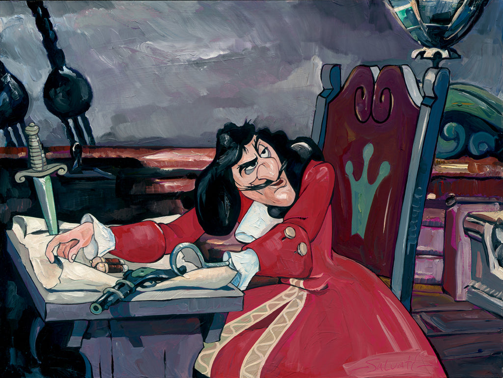 The Captain's Quarters Disney Fine Art Giclée on Canvas by Jim Salvati