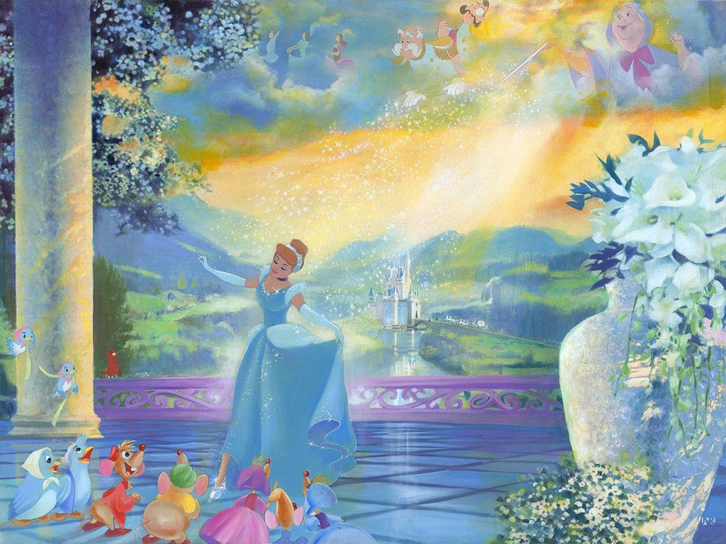 The Life She Dreams Of Disney Fine Art Giclée on Canvas by John Rowe