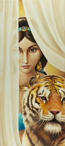 The Sultan's Daughter Disney Fine Art Giclée on Paper by Edson Campos