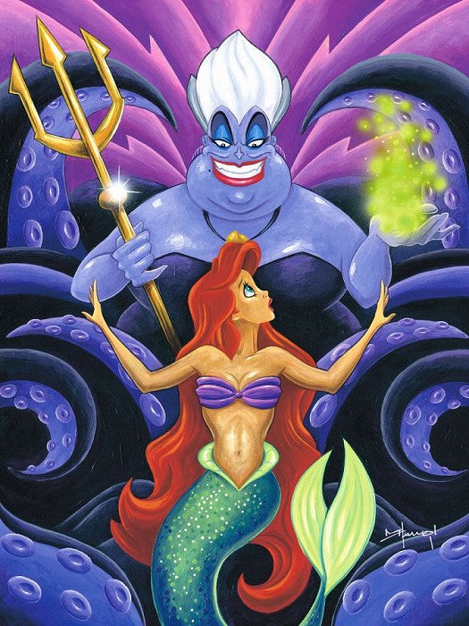 The Whisper Disney Fine Art Giclée on Canvas by Mike Kungl
