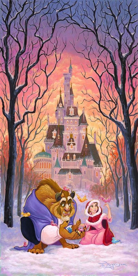 There's Something Sweet Disney Fine Art Giclée on Canvas by Tim Rogerson
