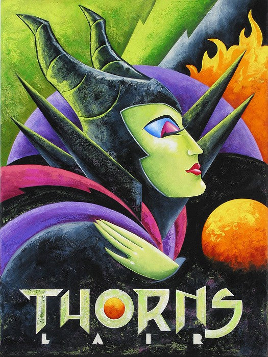 Thorns Lair Disney Fine Art Giclée on Canvas by Mike Kungl