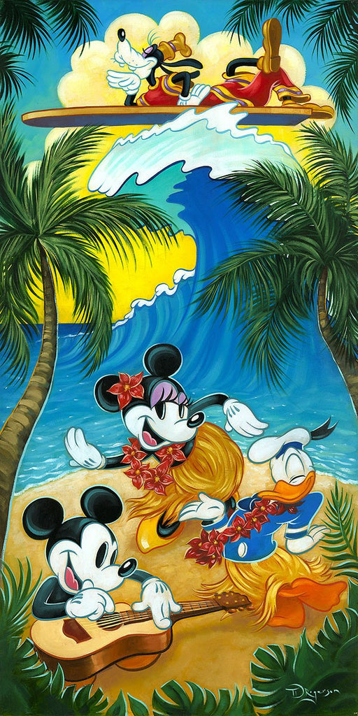 Tropical Life Disney Fine Art Giclée on Canvas by Tim Rogerson
