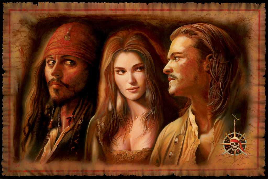 What Is A Pirate? Disney Fine Art Giclée on Canvas by John Rowe