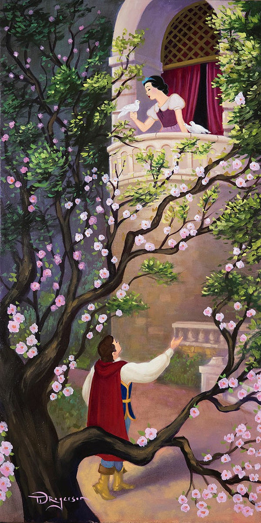Where Art Thou Snow White? Disney Fine Art Giclée on Canvas by Tim Rogerson