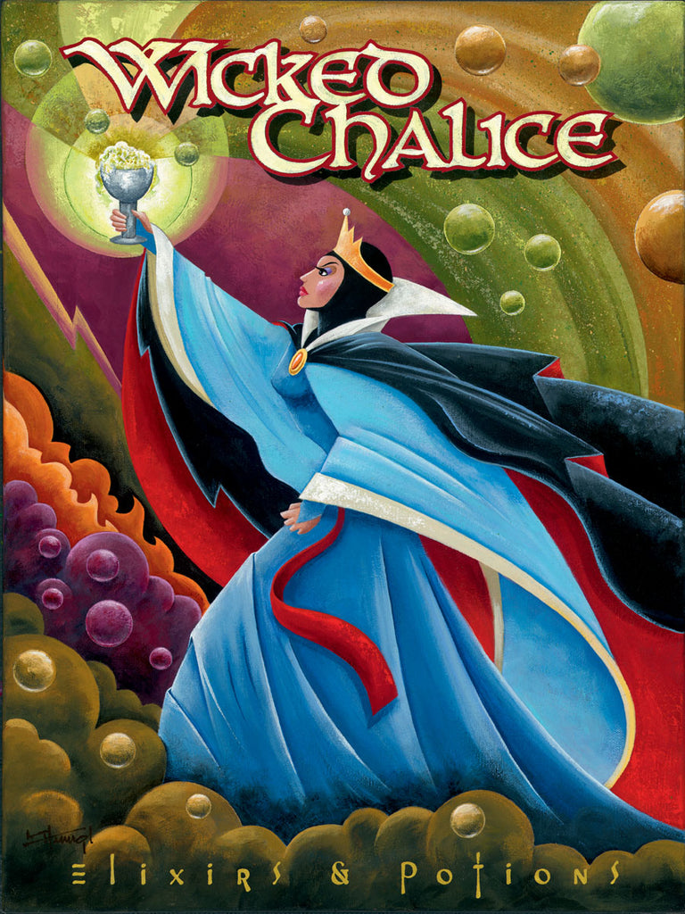 Wicked Chalice Disney Fine Art Giclée on Canvas by Mike Kungl